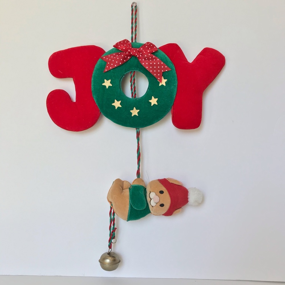 Vintage Holiday Joy Sign Hanger - Picture 1 of 6